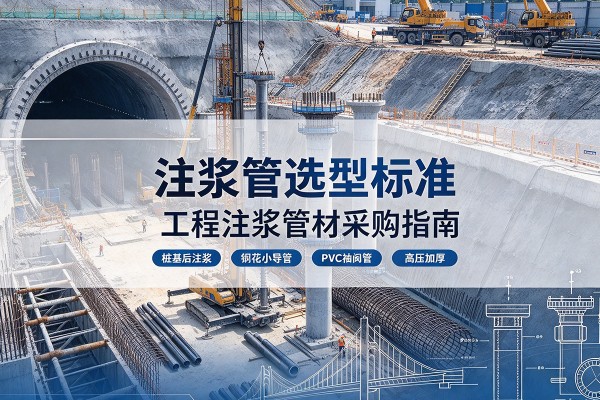 思明注浆管选型标准