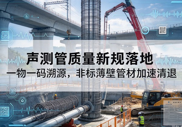思明声测管质量新规落地，一物一码溯源，非标薄壁管材加速清退